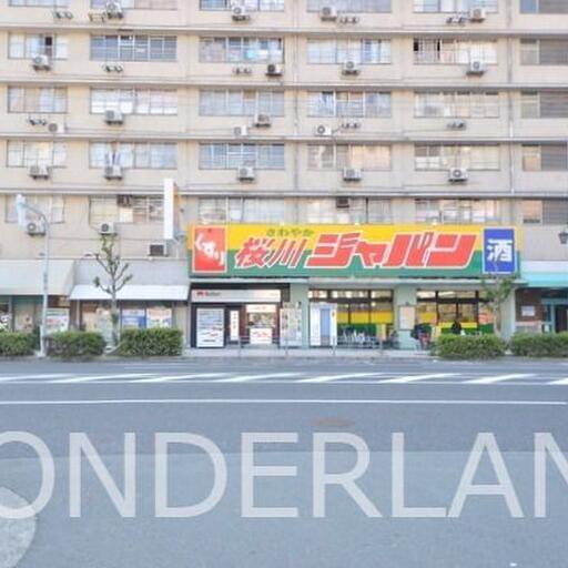ジャパン 桜川店 食品館の隣にあります