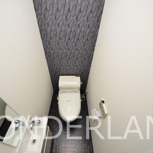 ゼウス月光のトイレ ウォシュレット、トイレ専用の洗面台あり